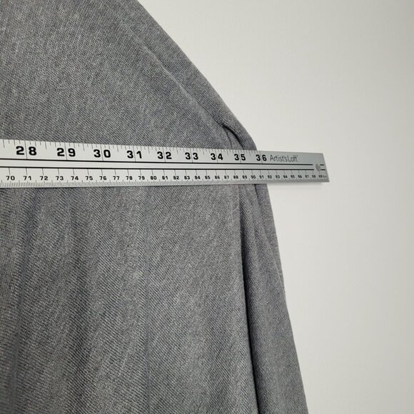 Kerisma gray two tone cashmere blend turtleneck poncho shawl NWT - Picture 4 of 7